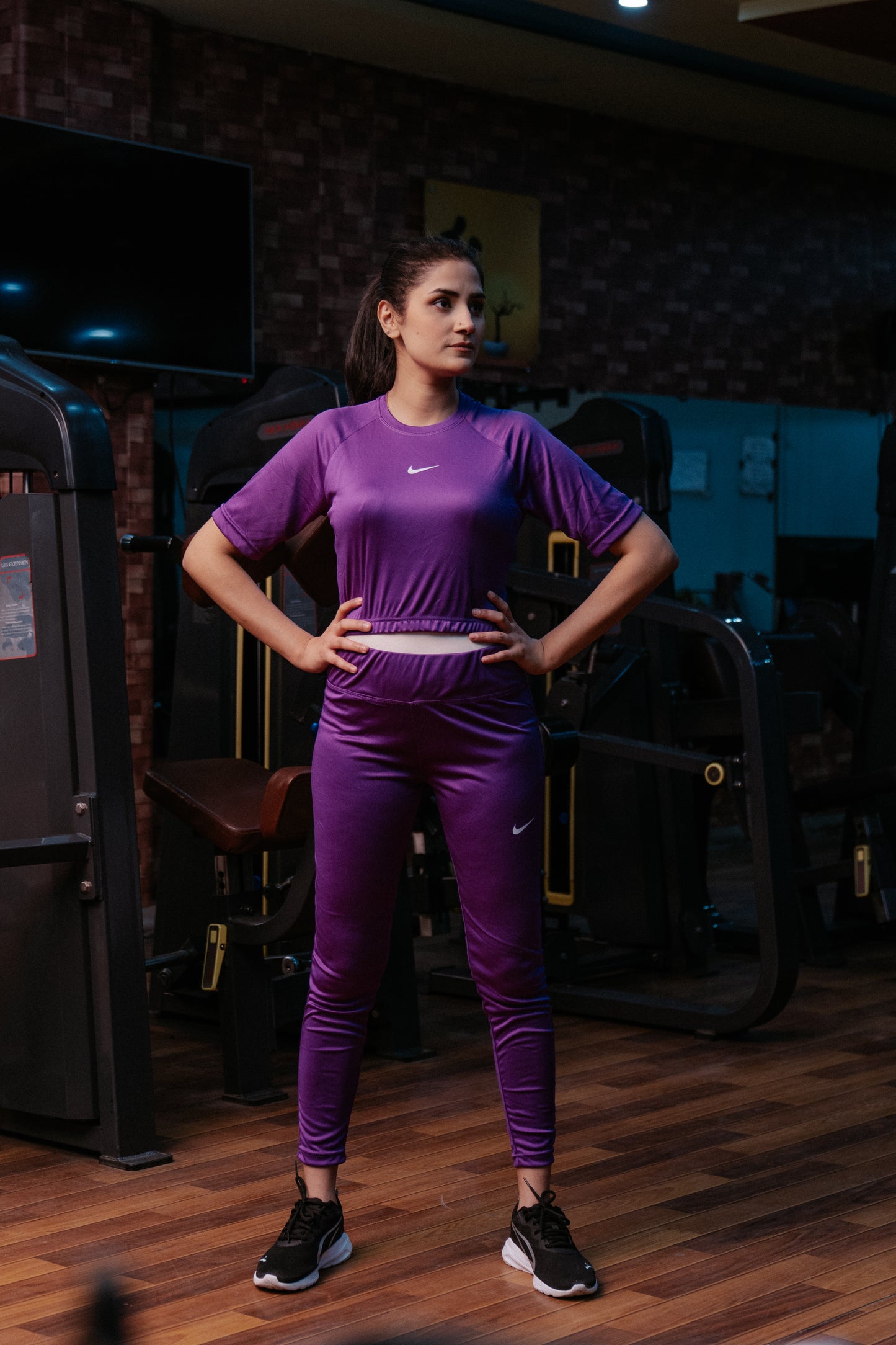 Purple Signature Track Suit