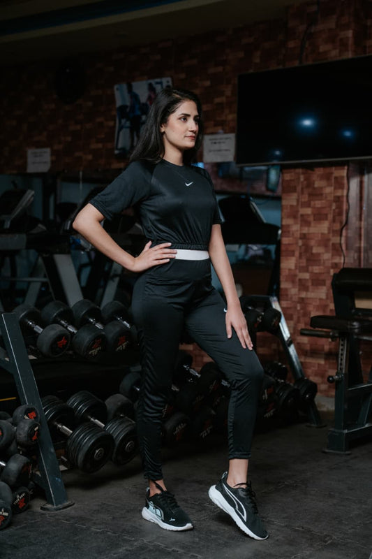 Ladies Active Wear Tight Black